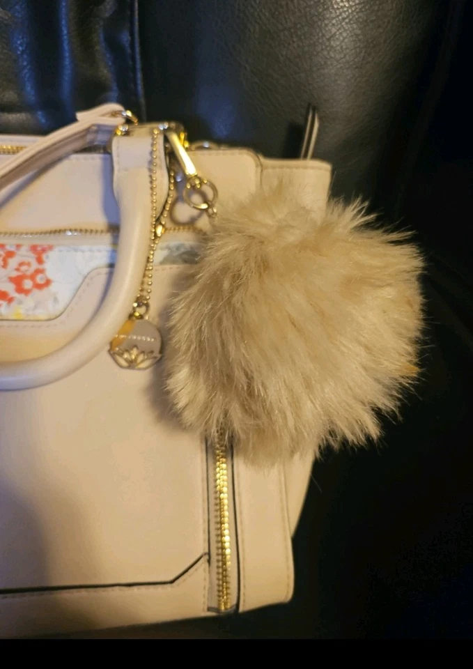 Cartera bandolera Big Buddha de cuero vegano para mujer con bolso sin asas floral desmontable nueva sin etiquetas Foto 4 de 4