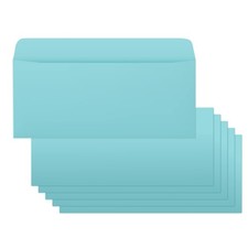200-Pack 10 Blue Business Envelopes for Mailing, Invitations, Crafts, 4-1/8 x