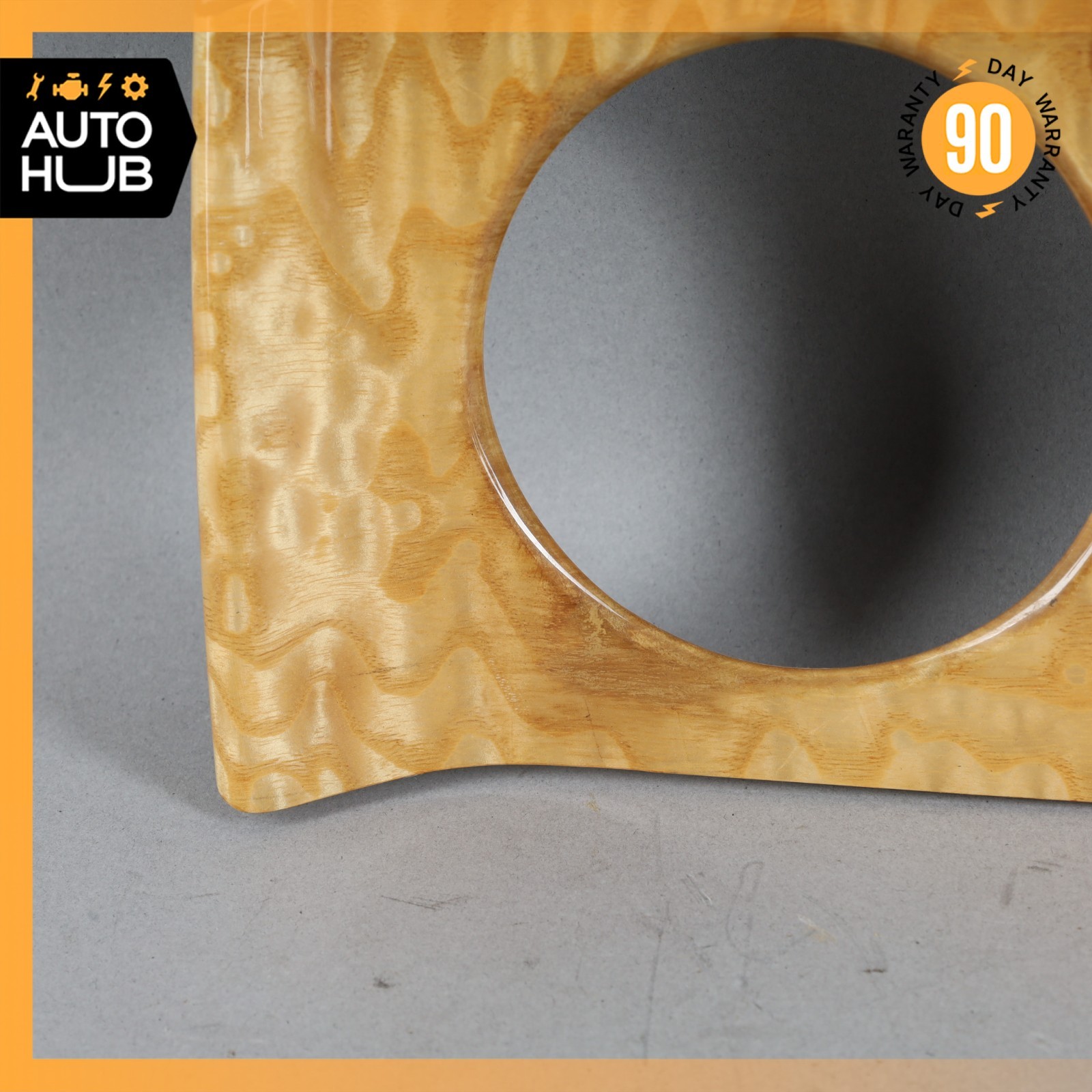 14-18 Bentley Flying Spur Dash Panel Speedometer Bezel Trim Wood OEM 40k
