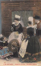 29-BRETAGNE FOLKLORE LITS CLOS-N�T5224-E/0135