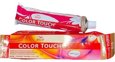 Wella Color Touch 6/0 Dark Blonde Natural Demi-Permanent Hair Color Dye 2oz NIB