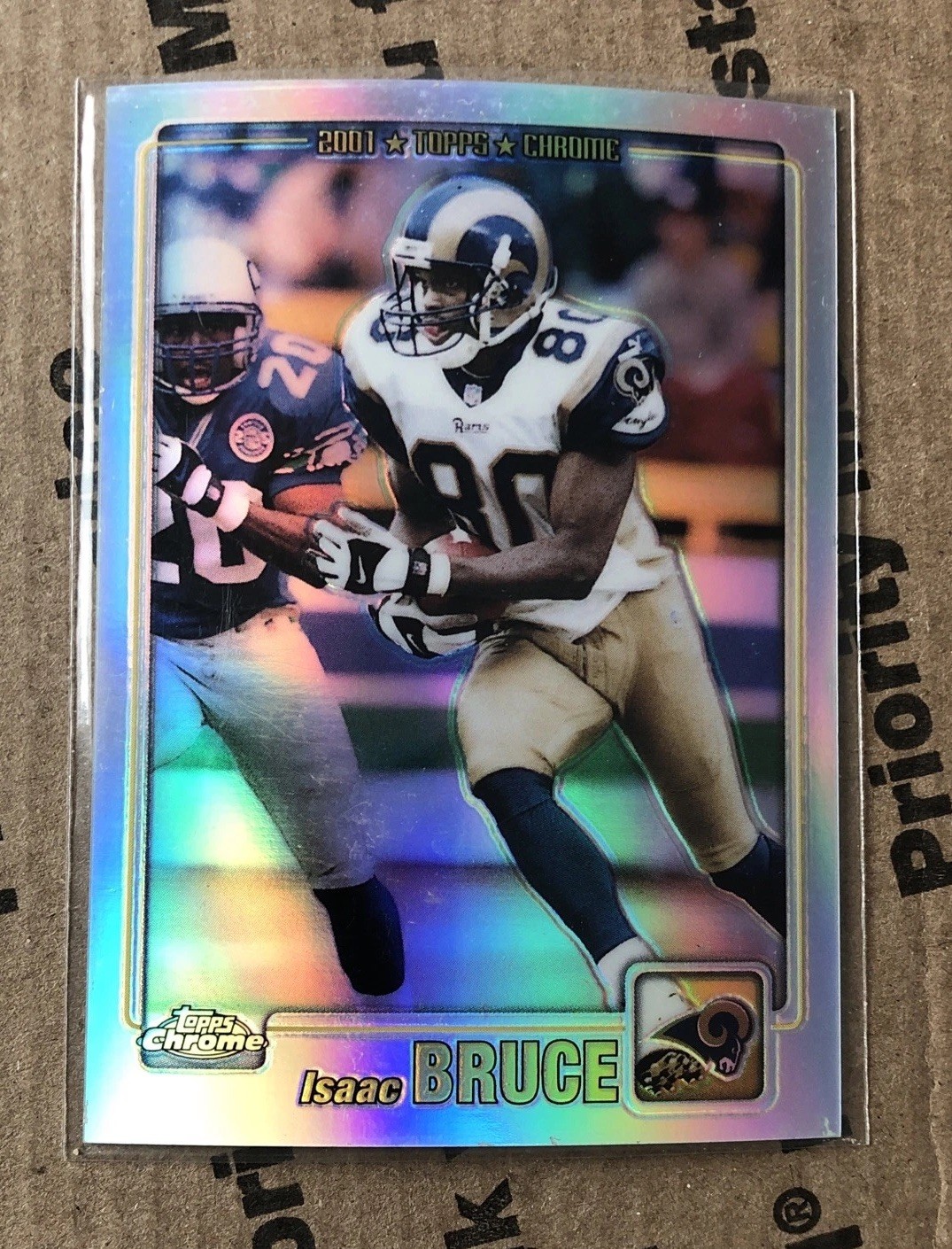 2001 Topps Chrome - Isaac Bruce #37 Refractor /999