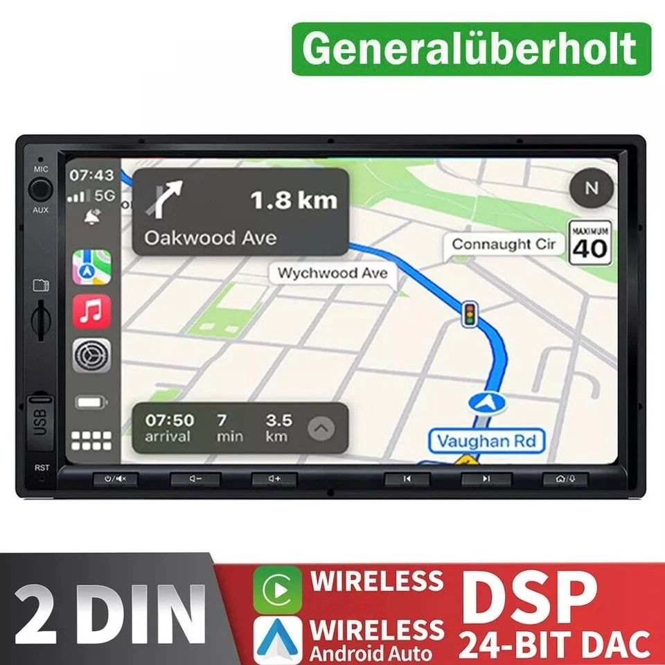 7" ATOTO F7 WE Android Auto CarPlay Navi für Auto 2 DIN GPS USB AUX Bluetooth - Bild 2 von 4