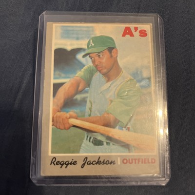 Vintage 1969 Topps 140 Reggie Jackson