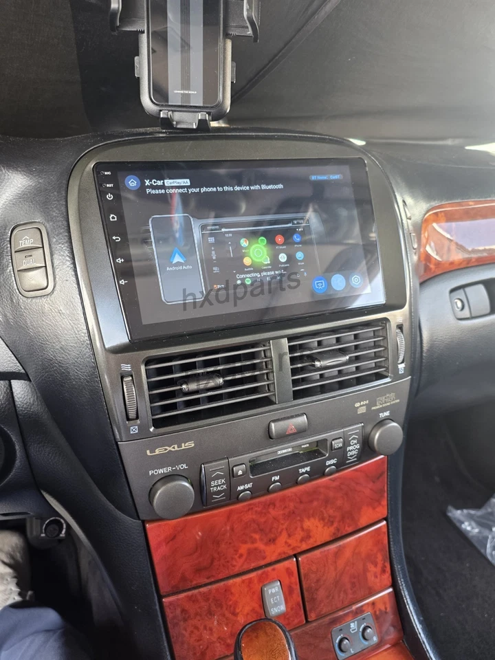 For 2001-2006 Lexus LS430 Apple Carplay Radio Android 13 GPS NAVI WIFI W/Camera - Image 2 of 4