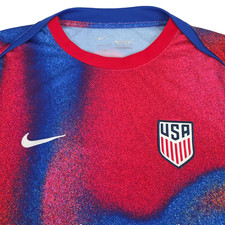 USMNT 2024 Nike Dri-Fit Pre-Match Jersey USA National Team Sz Large MLS Soccer