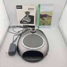 HoMedics SS-4500 SoundSpa Projection Clock Radio 6 Nature Sounds Sleep