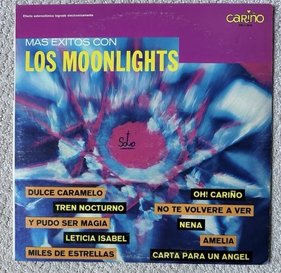 Los Moonlights Max Éxitos Con LP Vinyl 1964 Cariño Dynaflex DBL1-5958 VG+/EX