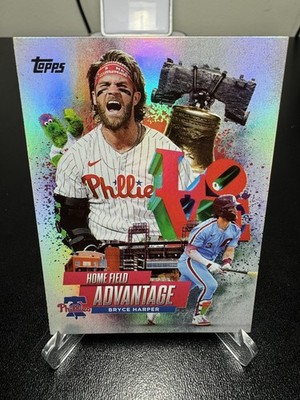 Bryce Harper Home Field Advantage  2025 Topps Series 1 SSP HA4 Case Hit Phillies