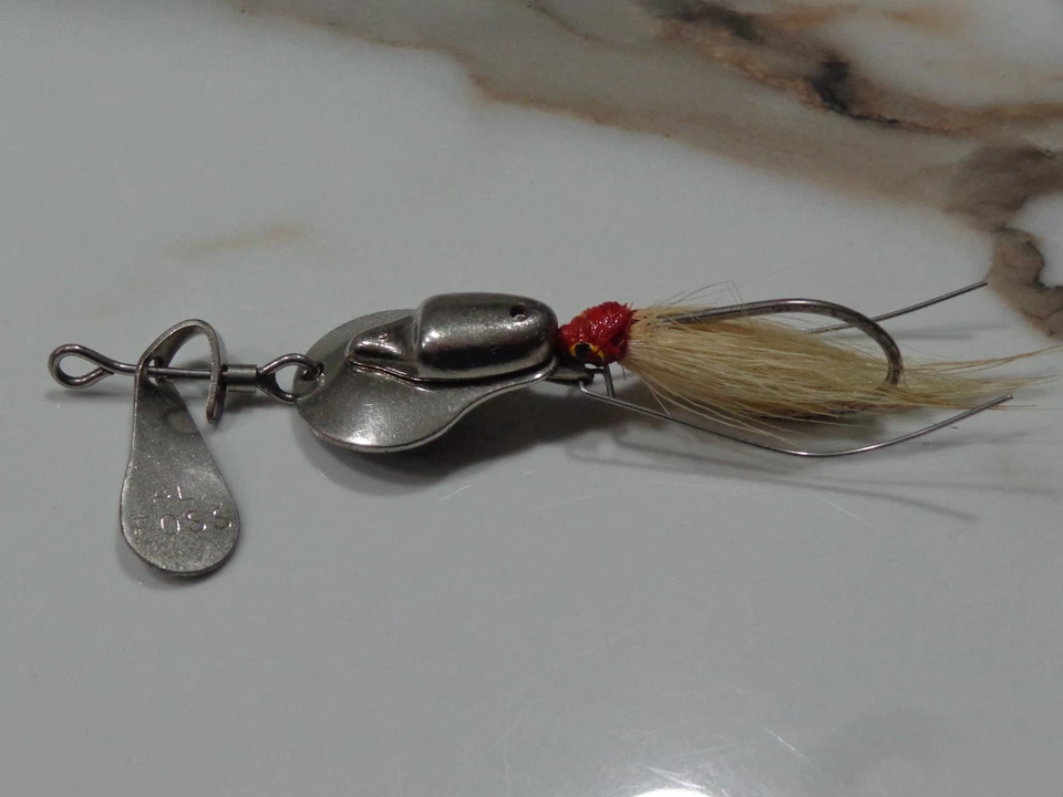 1920-е AL FOSS SHIMMY NO 5 СПИННЕР ДЖИГ РЫБОЛОВНАЯ ПРИМАНКА ОЧЕНЬ ХОРОШИЙ! MUST SEE!! - Изображение 2 из 4