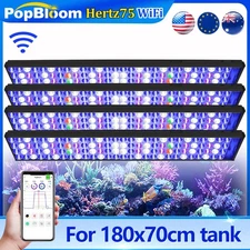 PopBloom Fish Tank Light for Aquarium LED Lighting Marine LED Reef Light 72" 180