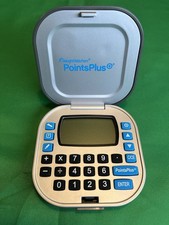 USED Weight Watchers WW Points Plus Calculator Blue Silver WORKS