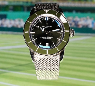 Breitling Superocean Heritage B31 Green 42mm AB3111361L1A1 Full Set EXCELLENT