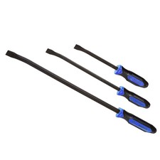 Mayhew 14071BL 3 Pc. Dominator Curved Pry Bar Set, Blue