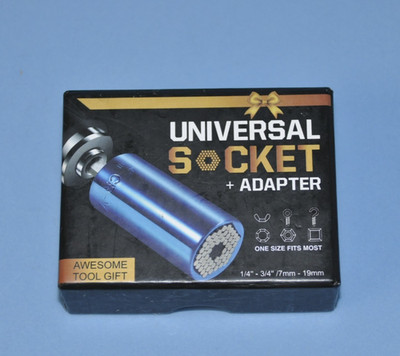 Universal Socket Wrench Multi-Function Tool +Power Drill Adapter Stainless Steel