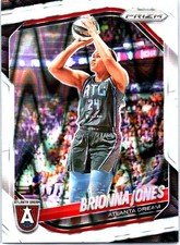 2025 Panini Prizm WNBA #107 Brionna Jones White Seismic Prizms