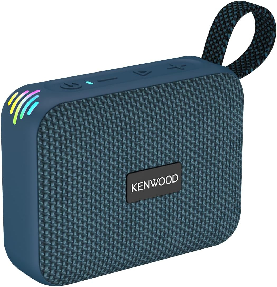Speaker Bluetooth Kenwood AS-60BT-A con Luci LED - Audio Party Portatile