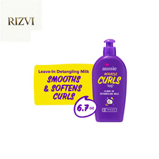 Aussie Miracle Curls Leave-In Detangling Milk Paraben Free 6.7oz