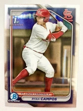 2024 Bowman Draft Chrome #BDC-156 RYAN CAMPOS 1st Cardinals