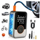 Portable Air Compressor for 150 PSI Car Tires - Cordless, 150 PSI Inflator