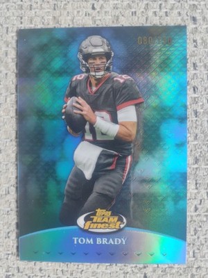 2024 Topps Finest - Team Finest Tom Brady #TF-4 #80/150 Near/Mint Sharp card