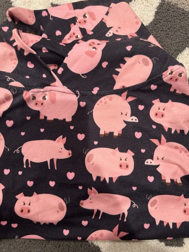 Large Dog Vest Pig Print Stretch Pullover Pit Bull Fit Tooth & Honey