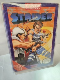 Strider (Nintendo NES, 1989) Complete Cib Box, Manual Registration Collectors
