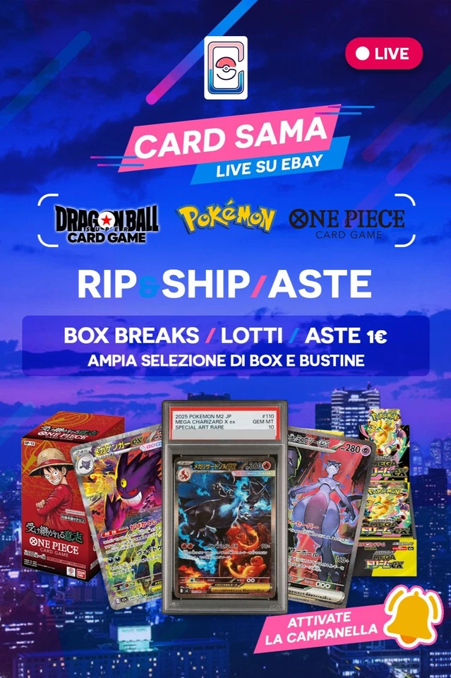 🔴 [LIVE] CARD SAMA - Rip&Ship Pokémon, One Piece, Dragon Ball