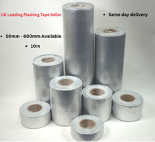BUTYL FLASHING TAPE, FLASHBAND SELF ADHESIVE, ROLL ROOFING REPAIR WATERPROOF 10m