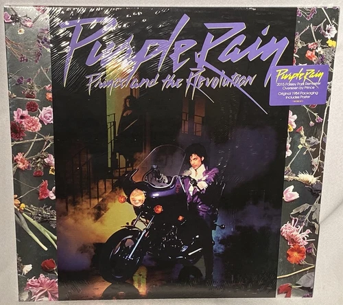 LP PRINCE Purple Rain (180g Vinyl w/POSTER, 2017) NEW MINT SEALED