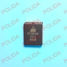 1PCS EEPROM IC ATMEL PLCC-32 AT28C64-15JI