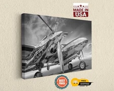 WW2 Aircraft Propellers Print Canvas Art Wall Decor Museum Quality