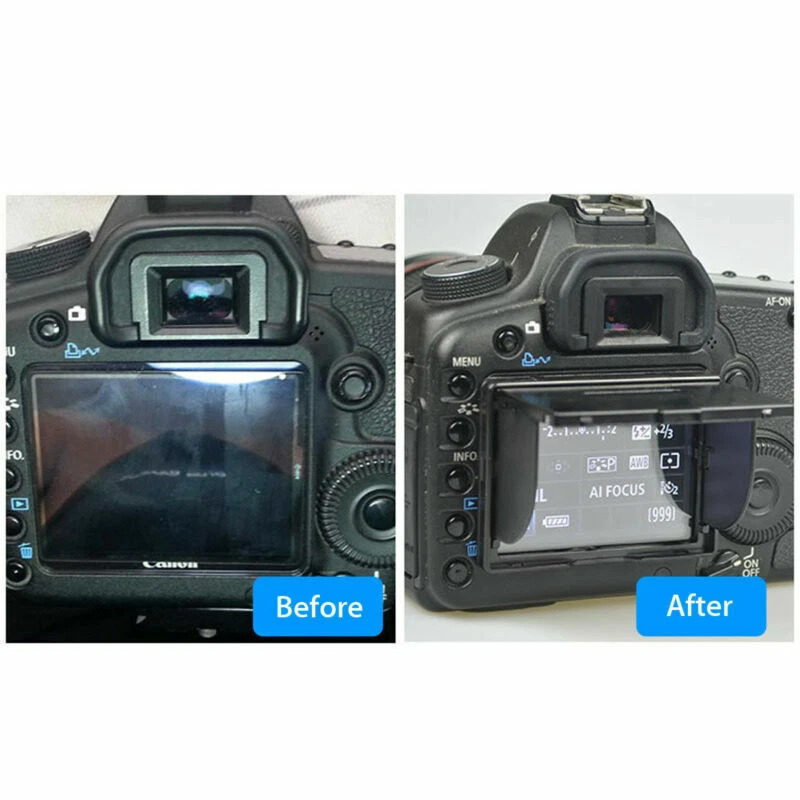 Universal 3" LCD Shade SLR Camera Screen Detachable Pop-UP Hood Protector - Image 3 of 4