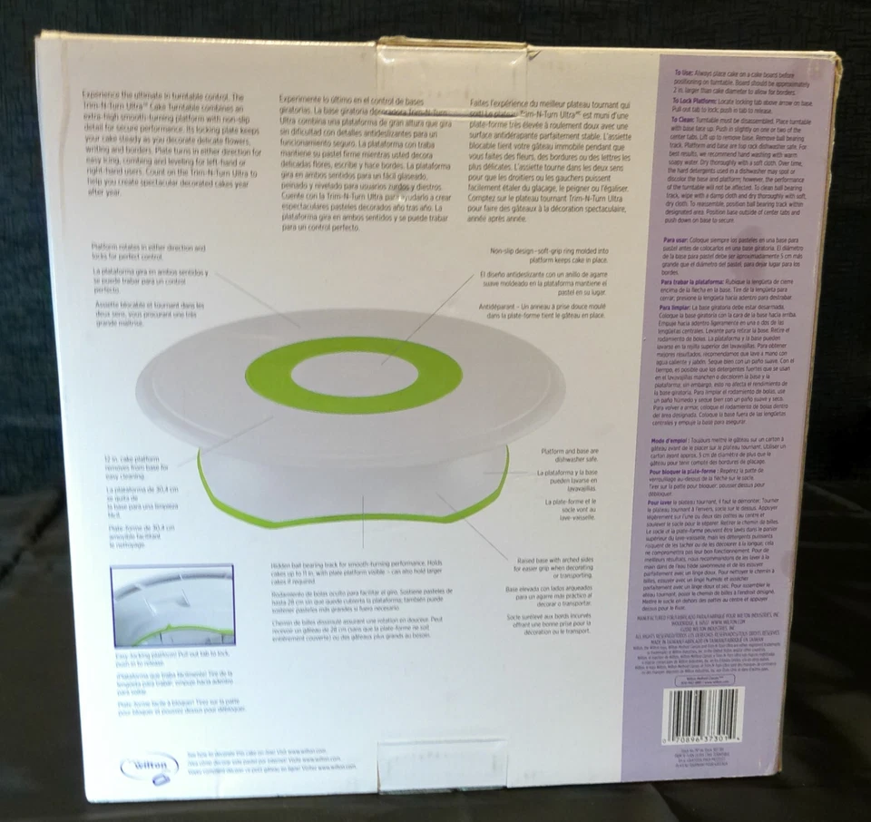 Wilton Trim-N-Turn Ultra Cake Decorating Turn Table - Image 3 of 4