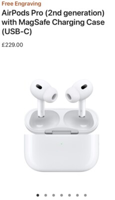 AirPods Pro (2. Generation) mit MagSafe Ladecase (USB C)