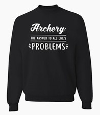 Archery Sweatshirt Hunting Hunter Gift Archery Sports Crossbow Funny Sweater