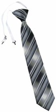 TigerTie Kinderkrawatte grau silber anthrazit...