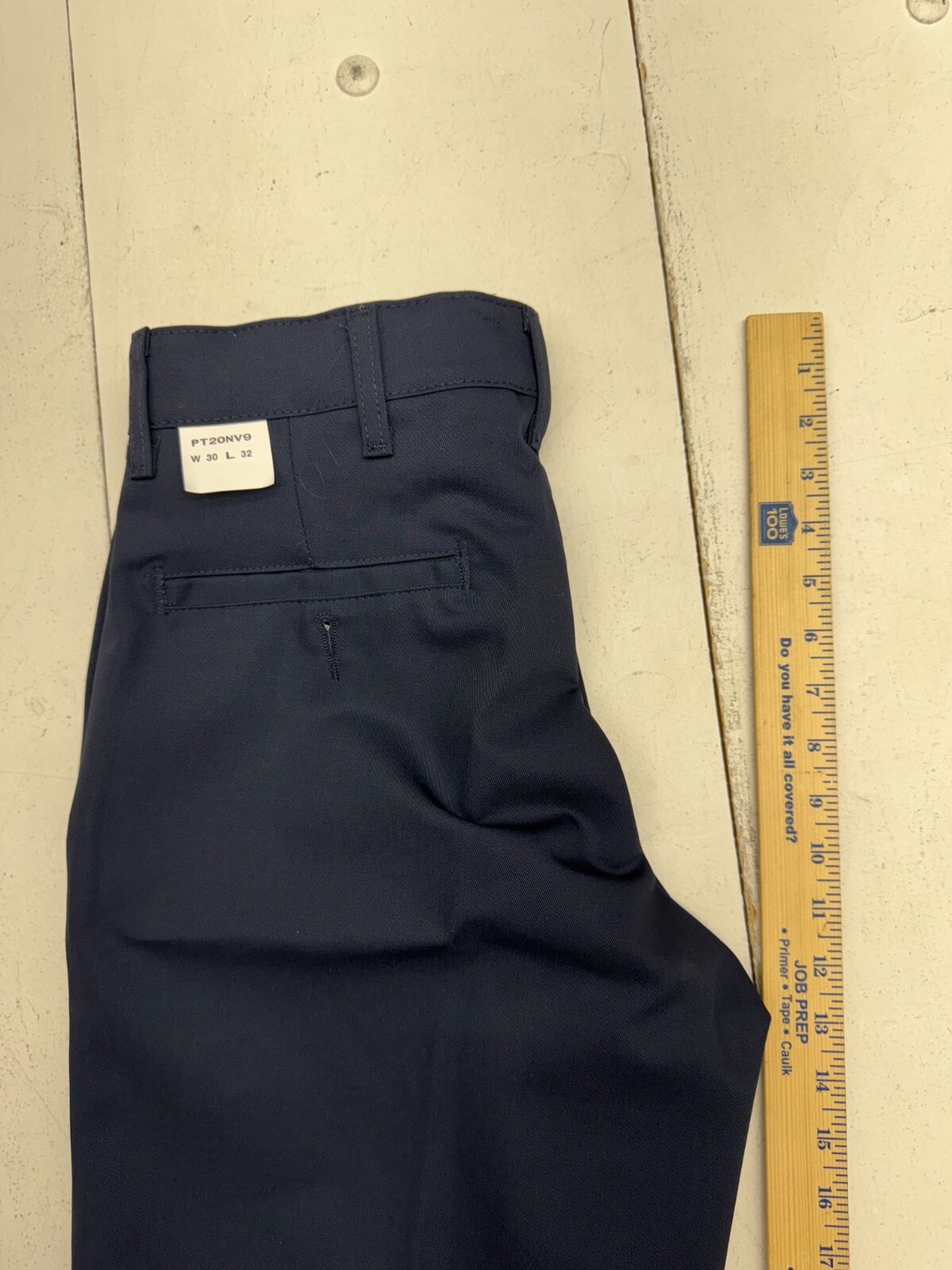 Red Kap Navy Blue Dura Straight Leg Chino Work Pants Mens Size 30x32