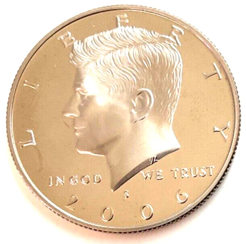 2006 S Silver Proof Kennedy Half Dollar