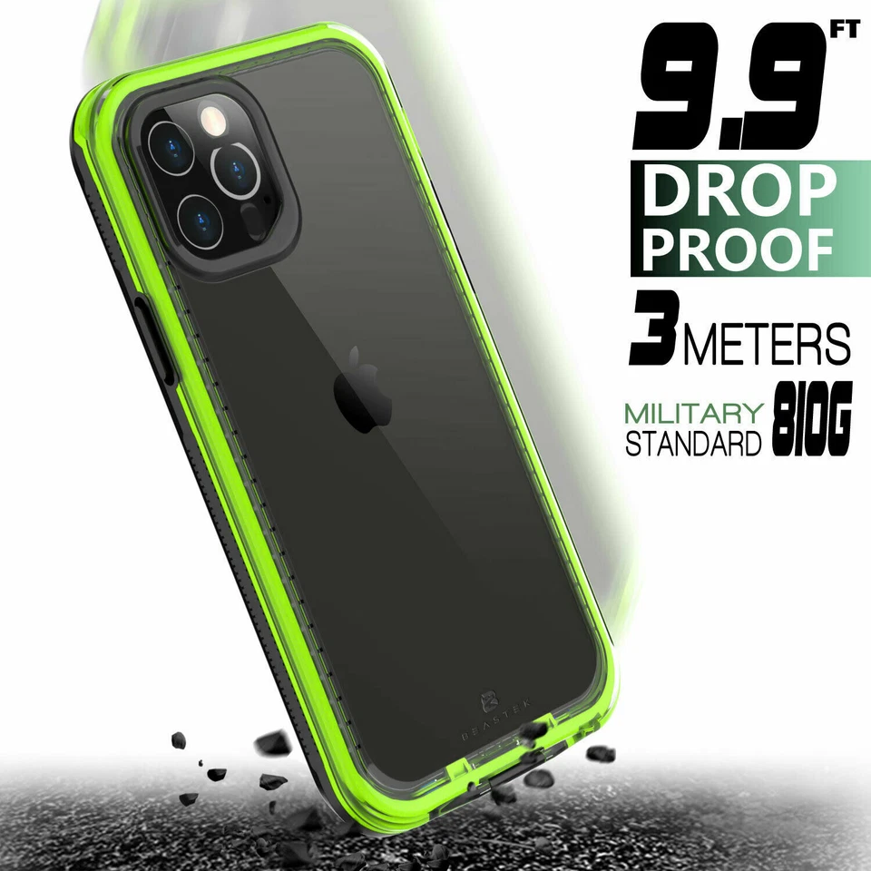 For iPhone 12 Pro Max Case Waterproof 12 Mini Shockproof Snow Screen Protector - Image 3 of 4