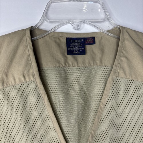 Exofficio Women’s Size 6/8 Tan Outdoor Fishing Hunting Hiking Vest - Picture 4 of 7