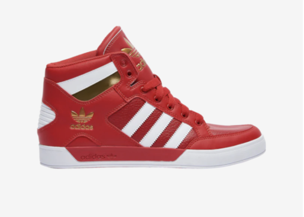 Size 14 - adidas Hard Court High Red White Gold for sale online | eBay