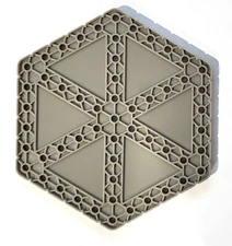 1pcs used VEX IQ 6x6 Hexagon Plate VIQ 228-2500-2000 Robotics Robot 1