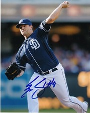 ERIC STULTS   SAN DIEGO PADRES   ACTION SIGNED 8x10