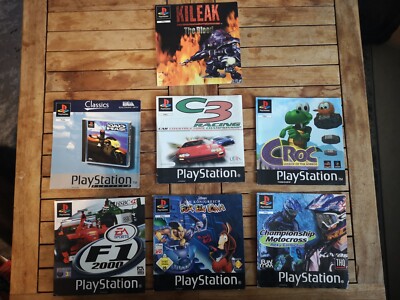 Playstation 1 PSX PS1 Frontcover Hüllencover Cover Konvolut Pack 01