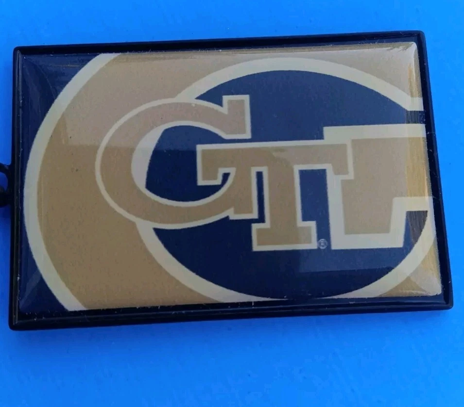 NCAA Football Georgia Tech Pair Of Metal Keychains Win craft - Image 3 of 4