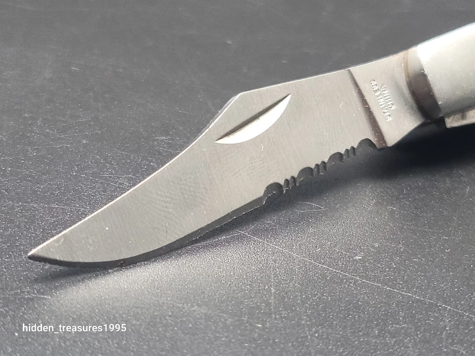 Rody Stan HAND MADE D2 DUAL BLADE HUGE FOLDING KNIFE - SLIP JOINT Mix Color - Image 4 of 4