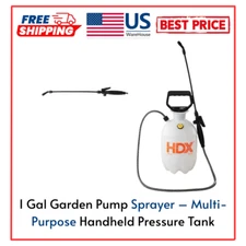 1 Gal Garden Pump Sprayer – Multi-Purpose Handheld Pressure Tank