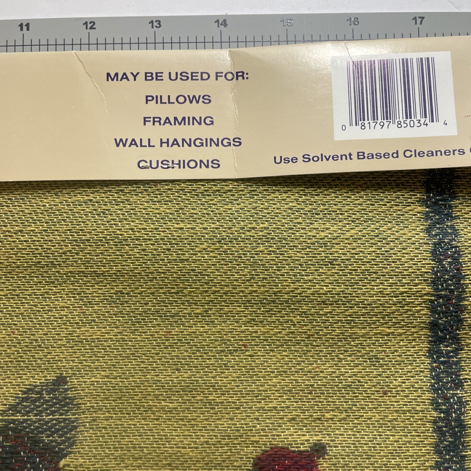 NOS Olde Greensborough Craft Co. Tapestry Panel  Wisemen Christmas Star 18”x 18”