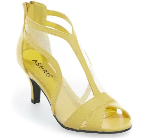 yellow heels size 12